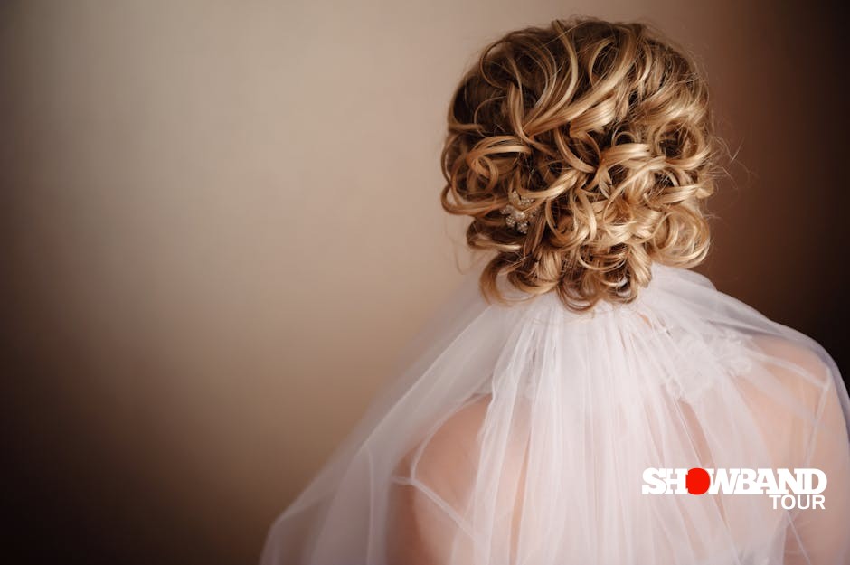 triangle face wedding hairstyle