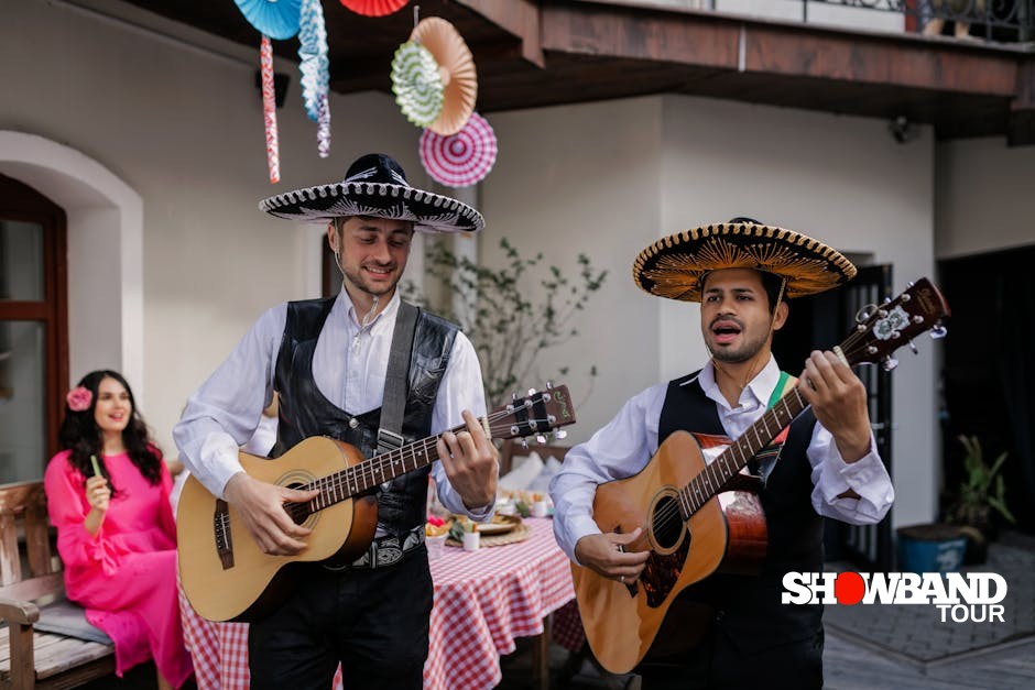 guests enjoying traditional music
