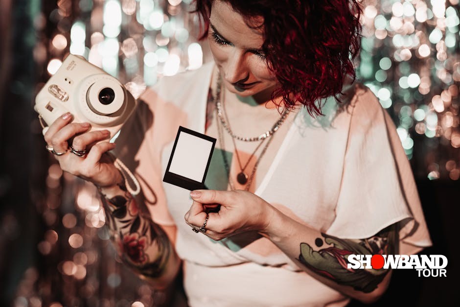 wedding instant camera corner
