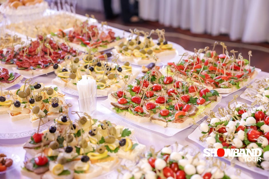 delicious wedding food