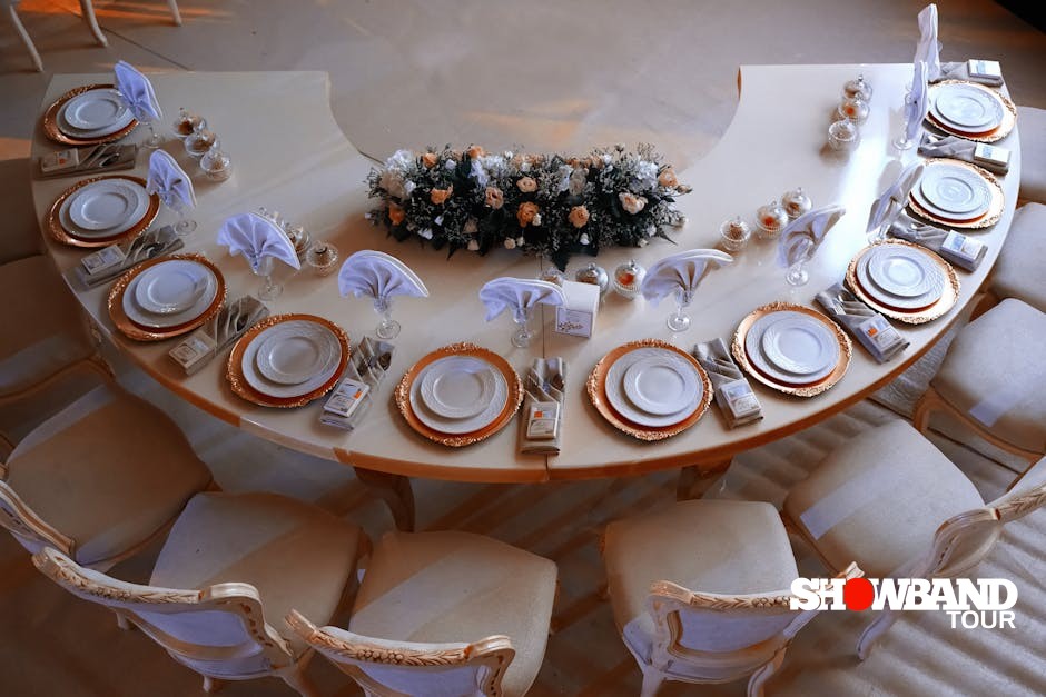 engagement table setup