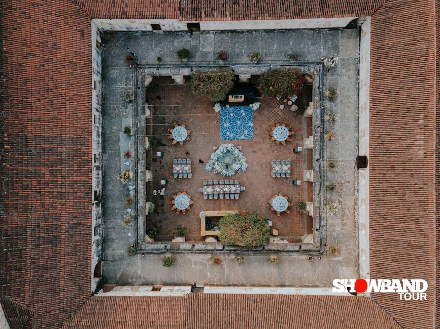 drone wedding photography