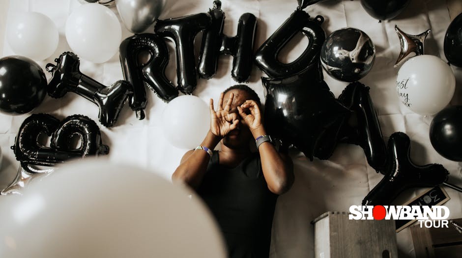 creative birthday photography