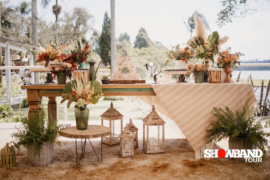 autumn wedding table decoration