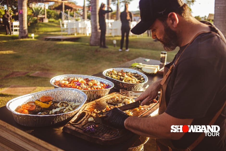 outdoor festival catering