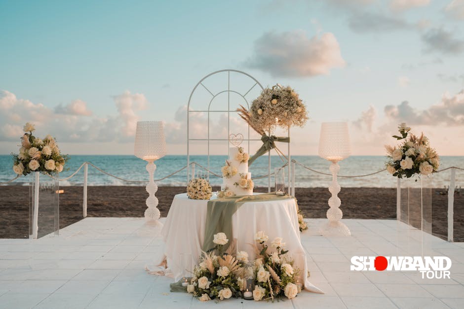 beach wedding theme
