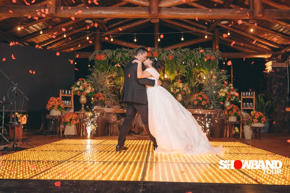 led show for weddings