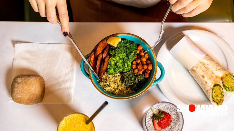 vegan food presentation