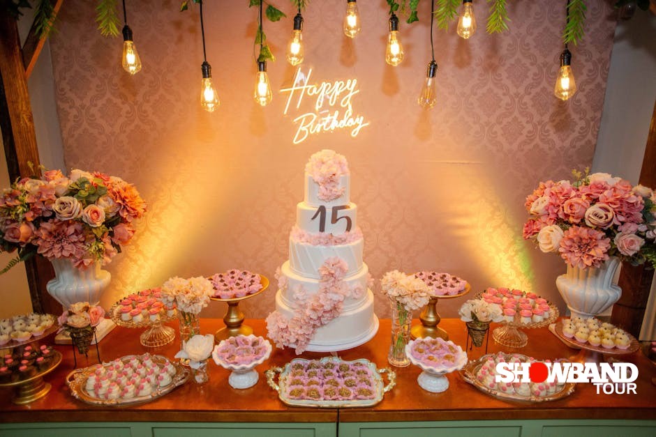 birthday sweets table