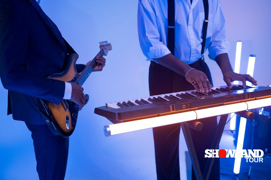 professional musicians performing