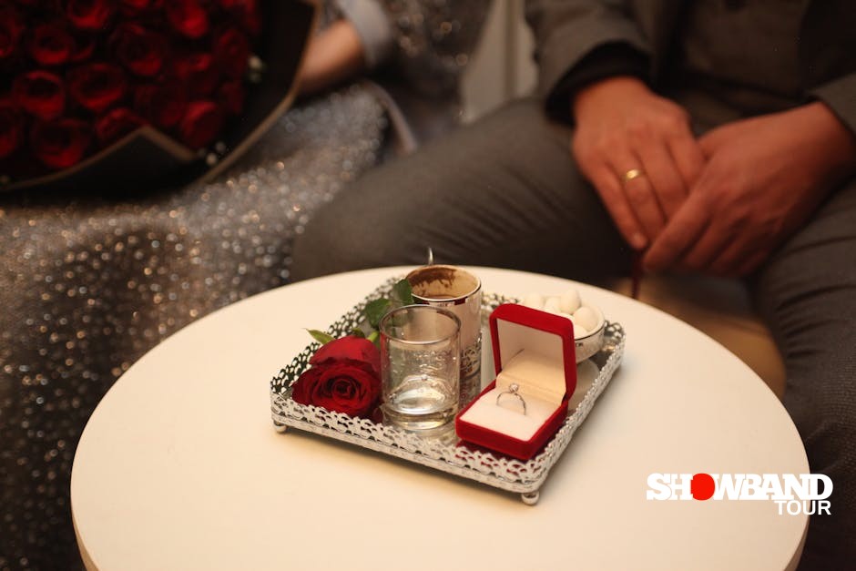romantic engagement decoration