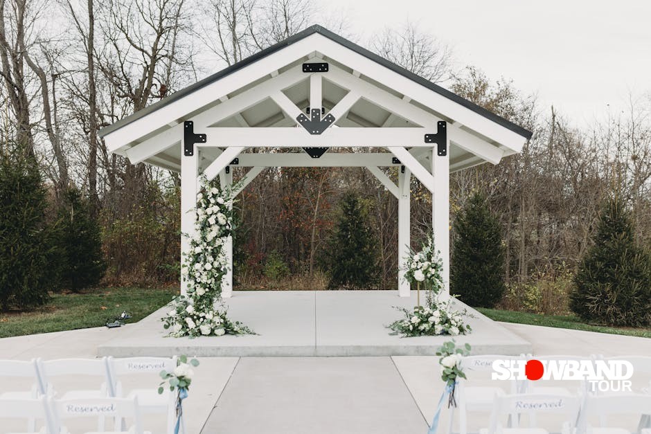 outdoor wedding ceremony