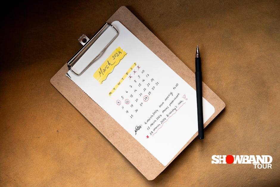 wedding schedule