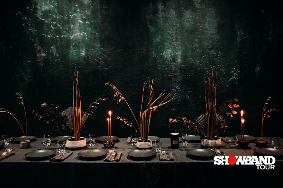 minimalist event decoration