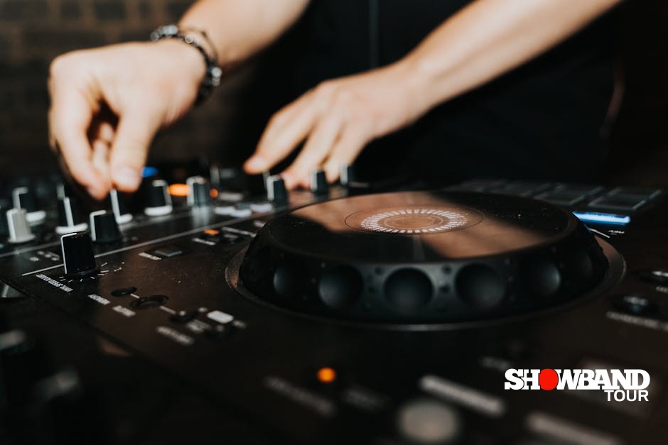 DJ performing at an event